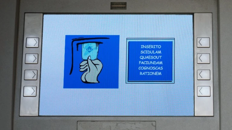 Poruka bankomata koja vas može isključiti iz operacije prilikom pokušaja povlačenja gotovine