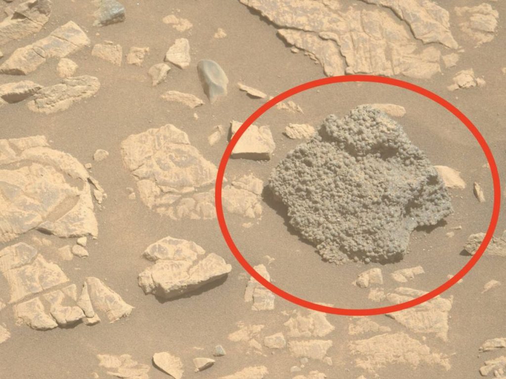 NASA je bila prisutna na Marse Stone prekrivena “vajcami” vajcami “i zna, ako je tamo stigao