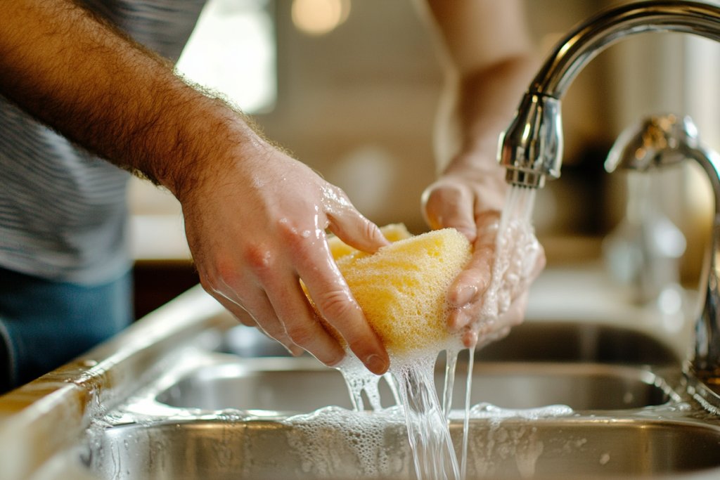 Ak Dizinfikovat Kitchensku Spongi i Handrička bez upotrebe klora